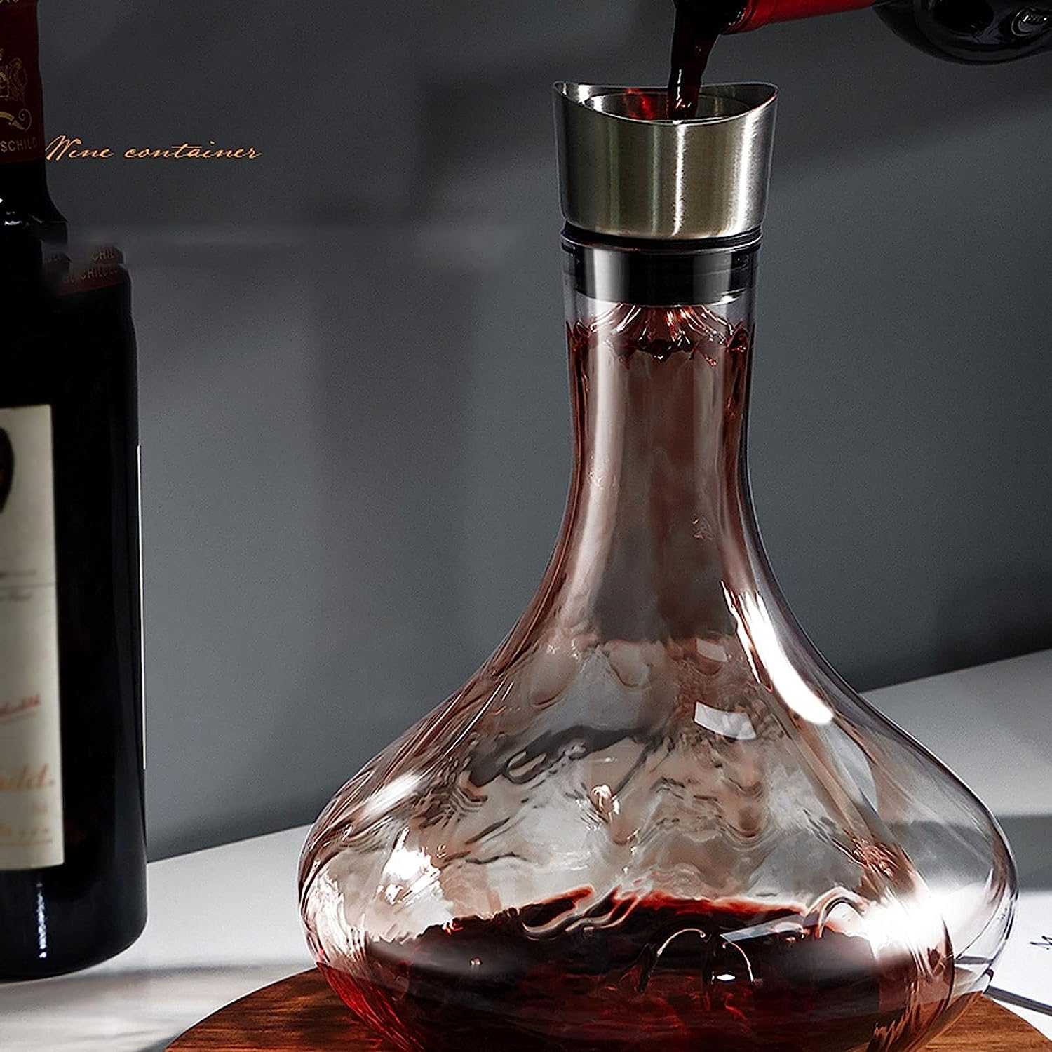 Amazon｜デカンタ ワインデカンタ カラフェ 1500ML Wine Bottle